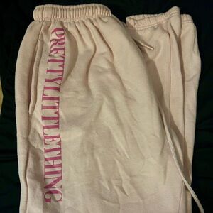 PrettyLittleThing Light Pink Joggers